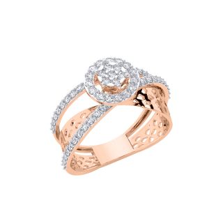 Megan Round Diamond Engagement Ring